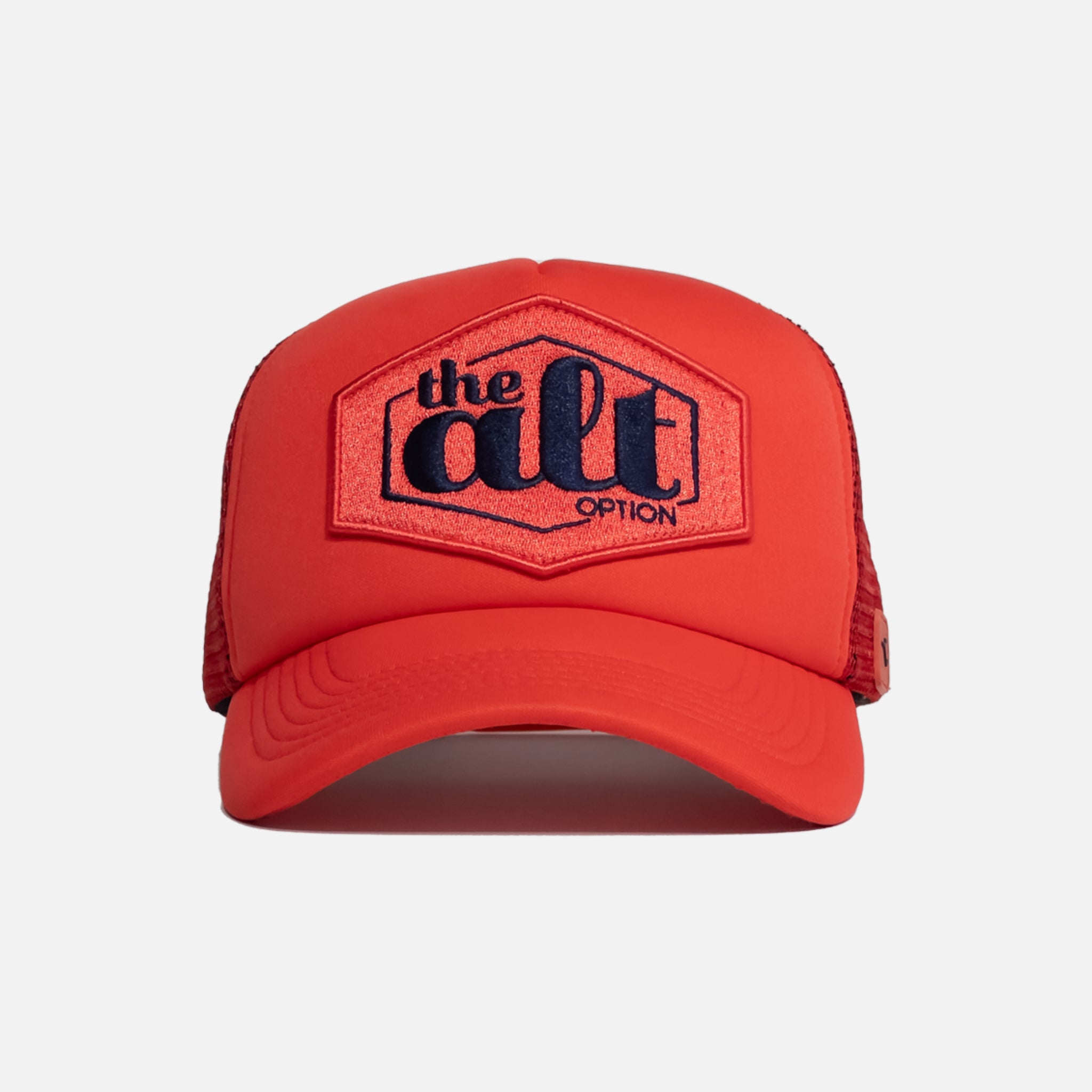 Minimalist trucker hat with structured fit and subtle detailing