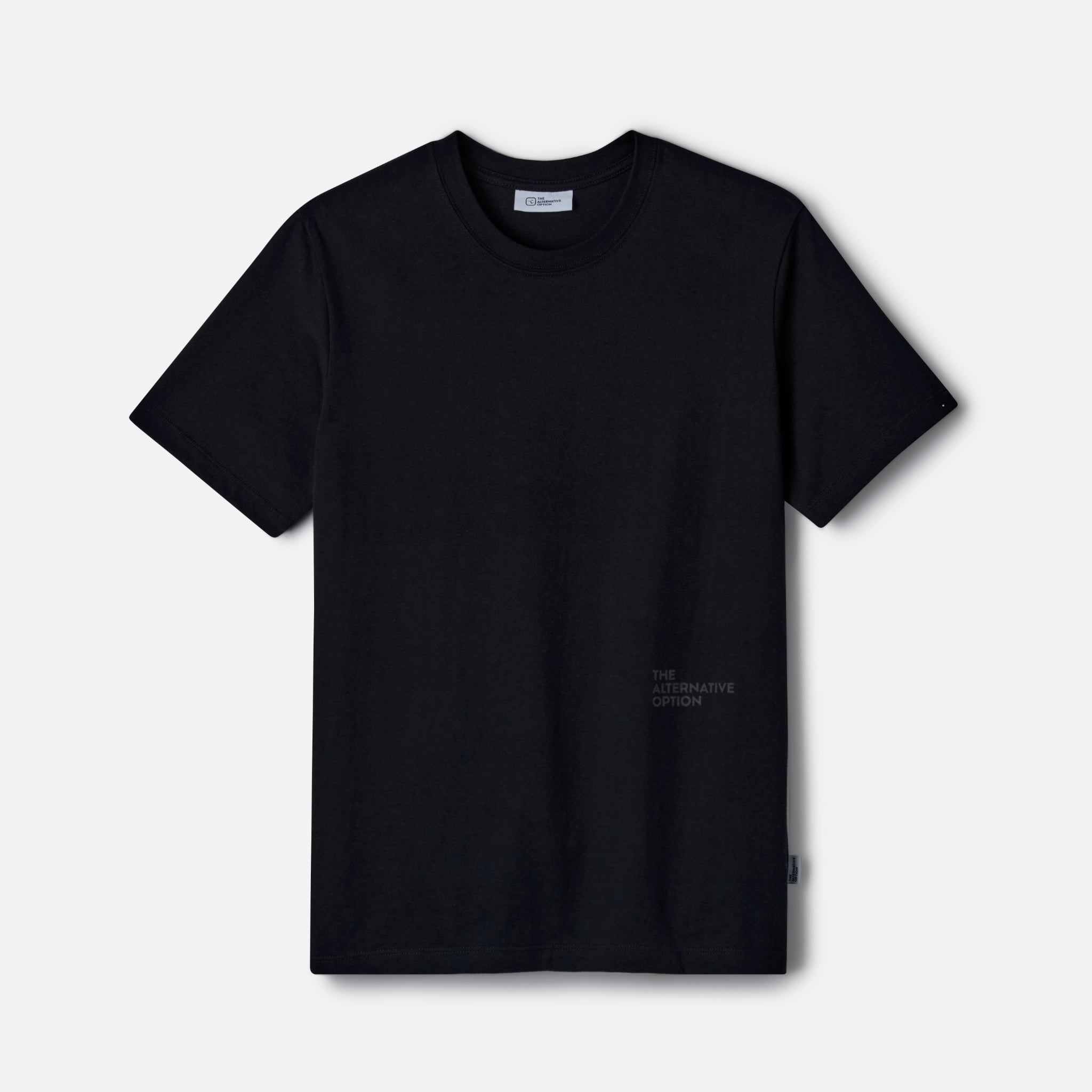 A minimalist tee made from soft, 220gsm organic cotton with a relaxed fit and low-set tone-on-tone logo. A clean, elevated essential.